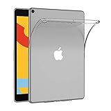 AICEK Hülle Compatible für Apple iPad 7 Generation Transparent Silikon Schutzhülle für iPad 10.2 2019 Case Clear Durchsichtige TPU Bumper Hü