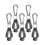 HomeDecTime 5 Stück Handschuh Clip Grabber Holder Guard Safety Keeper Karabiner Haken Interlock