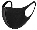 5x waschbare Mundmasken schwarze Stoffmaske Gesichtsmaske Face Maske Wiederverwendbar X Schw