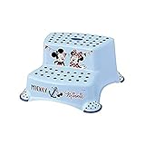 keeeper 10032614046 igor 'mickey mouse' tritthocker zweistufig mit anti-rutsch-funktion light b