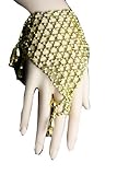 Handschmuck Sklavenarmband Bauchtanz Bollywood Schmuck Karneval Fasching Orient in Gold Farb