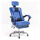 Verstellbarer Drehstuhl Gaming Bürostuhl mit Armlehnen Schreibtischstuhl Ergonomisch Swivel Executive Einstellbare Task Computer High Back Stuhl mit Rückenunterstützung (Color : E)