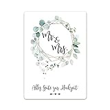 Grusskarte Mr. & Mrs. mit Umschlag Glückwunsch-Karte zur Hochzeit Hochzeitskarte Geschenkkarte Trauung Brautp
