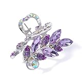 WLLLTY WLLLTYKartenausstellungDamenmode Kristall Haarkralle Clip Schmuck Strass Bankett Party Haarspange Zubehö