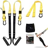 UONNER Schlingentrainer Sling Trainer Set mit Türanker Resistance Strap Einstellbar Fitnessgurte Zuhause Suspension Widerstandstrainer Trainingsgurte Geeignet für das Training im Innen und Auß