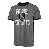 '47 Brand Vegas Golden Knights Belridge Ringer NHL T-Shirt Grau, S