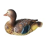 LjzlSxMF Weiblich Männlich Mandarin Ente Statue Teich Ornament Enten-Skulptur-Fertigkeit-Dekoration für Pool Aquarium Hof ??Gartenmöb