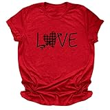 BFF Tshirt, Partner Shirts Freunde, Valentinstag Shirt Mit Liebe Aufdruck Damen Herren T Shirt Sommer Kurzarm Bluse Rundhals Blusenshirt Locker Tshirt Festliche Oberteile Sport Sw