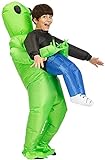 COWINN Green Alien Carrying Halloween Human Costume Grüner ausländischer tragender menschlicher Kostüm-aufblasbarer lustiger Explosionsklage Cosplay aufblasbares kostüm Erwachsene fü
