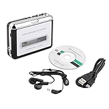 Tape to Pc Super USB-Kassette-zu-MP3-Konverter Capture Audio Music Player Schwarz & Silb