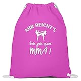 shirt-o-magic MMA-Kämpfer: Ich geh zum MMA! - Baumwoll Gymsac -37cm-46cm-F