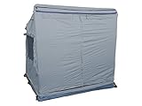 Prime Tech Klappzelt/Heckzelt, grau - 200x200x200cm - Autodachzelt-Ergänzung