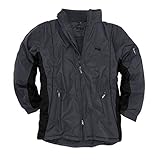 Brigg Wasserdichte Outdoor-Jacke in Übergrößen, grau-schwarz, Größe:5XL