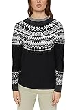 ESPRIT Norweger-Pullover aus Bio-Baumwoll-Mix