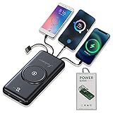 PowerBank, 20000mAh, externer Handy-Akku, hohe Kapazität, 10w Dual 2.1A Ausgang und USB-C Eingang, kompatibel mit iPhone 11 X 8, Samsung S10, Xiaomi, Oppo, Nexus, iPad, 1+, Tablets,