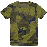 Brandit Army T-Shirt Kinder Armee Bundeswehr Shirt Kids BW UNTERHEMD Uni & CAMO, Größe:S (122/128), Farbe:M90-T