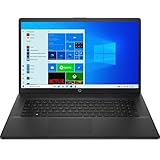 HP (17.3 Zoll FullHD matt) Laptop (AMD Ryzen 3 5300U QuadCore, 8GB RAM, 256GB M.2 SSD, AMD Radeon Graphics, WLAN, Bluetooth, USB 3.0, Windows 11 Pro) Jet Black