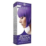 Pure Purple semi-permanente Haarfarbe |Ohne Ammoniak, Parabene, Sulfate und PPD | 100% vegan, ohne Tierversuche | Smart Beauty