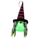 HeiHeiDa Halloween Anhänger Ornament GNOME Anhänger Horrorhexe Geist Knifflig Anhänger DIY Handwerk Halloween Party Zuhause Garten Deko Geschenke Halloween H