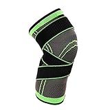 Kneecap Knieschoner Schutzausrüstung Kniebandage Schmerzlinderung für Laufen, Fitnessstudio, Sport, Basketball, Skifahren (M)