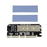 lifebea Computer-Grafikkarten Adapterkarte, M-Key M2 NVME AHCI 2230 2242 2260 2280SD Zu PCIe 3.0 Converter Mit Thermalkissen Grafikk