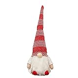 Weihnachten Zwerg Puppe Led-Sitzlicht Dekoration SchöNe Wichtel Spielzeug Zwerge Wohndekoration Toy Plush Faceless Gnomes Ornaments Elfs Home Handmade Plushdwarf Elves D