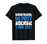 Herren Fußball Fan TShirt Aufsteiger Aufstieg 1.Liga Shirt Bochum T-S