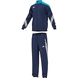 adidas Herren Trainingsanzug Sere14 Präsentations, dunkel blau/super cyan s12/weiß, S, F49713