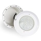 KWODE PAR56 Pool Waterproof Gehäuse, Einbautopf mit 3 m Kabel, Geeignet für Stahlwand- und Betonschwimmbecken mit Folienauskleidung 【Ohne PAR56 Lampe, Bitte separat kaufen】