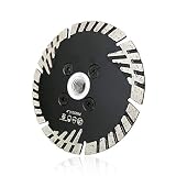 NIANZAI Hongfubang 105mm Warmgepreßte Diamant Turbo Sägeblatt mit Slant Schutz Zähne 4 ‚‘ Trennscheibe for Mauerstein Betonziegel (Size : 105mm)