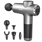 Massagepistole, eBanGo Muskel Massagegerät Elektrisches Massage Gun zur Muskelentspannung, 5 Arten von Massageköpfen und 30 Geschwindigkeiten M