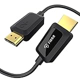 FIBBR 8K HDMI Glasfaserkabel, 48Gbps Ultra High Speed HDMI 2.1 Kabel/AOC Unterstützung 8K@60Hz,4K@120Hz/144Hz HDR eARC Kompatibel mit PS5, Xbox Series X, PC, TV (2m/6.56ft)