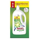 Ariel Waschmittel Flüssig, Flüssigwaschmittel Universal, Strahlend Rein, 130 Waschladungen (2 x 3.575 L)