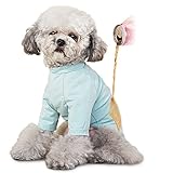 Dociote Hundekleidung Hund T-Shirt Pullover Staubdichte Sommer Hundekleidung für kleine mittelgroße Hunde Welpen Katzen für Sommer Blau XL