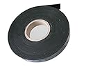 Vollgummistreifen ca. 4,50 Meter x 30 x 3 mm Gummiprofil EPDM Hartgummi Vollgummidichtband, selbstklebend,
