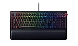 Razer BlackWidow Elite (Yellow Switch) - Gaming Tastatur mit mechanischen Schaltern (Linear & leise, Handballenauflage, RGB Chroma Beleuchtung) QWERTZ | DE-Layout, Schw