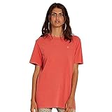 Volcom – T-Shirt Solid Stone Rosewood Damen – Größe S – R