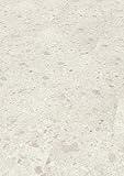 Egger Weiss Home Laminatboden EHL137 Triestino Terrazzo (8mm, 2,535m²) | authentische Steinoptik | | Einfache Verlegung durch CLIC It System | Praktisch & wertbeständig