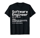 Software Engineer Definition Shirt Coder Definition T-S