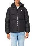 Tommy Jeans Herren TJM Essential DOWN Jacket Jacke, Schwarz, XL