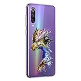 Oihxse Kompatibel mit Ulefone Note 7 Hülle Silikon,Transparent Handyhülle Fall für Ulefone Note 7 Weich Cover Original Antirutsch Stoßfest Premium TPU Bumper Case mit süß Tier Design (Tiger)