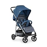 Hauck Buggy Rapid 4 / Belastbar bis 25 kg / Schnell Faltbar / Kompakt / Höhenverstellbar / Liegeposition ab Geburt / Großer Einkaufskorb / Denim Blau G