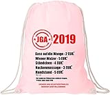 EZYshirt® JGA 2019 Junggesellenabschied Preisliste Baumwoll Stoffb