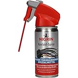 NIGRIN Kontakt-Spray für Elektronik, zur Reinigung und Schutz von elektronischen Kontakten, 100