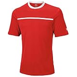 Wilson Oberbekleidung Team Crew T-Shirt, Red/White, 2XL