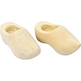 Creativ 100263 Holländische Holz-Clogs, Größe L: 40 mm, 2