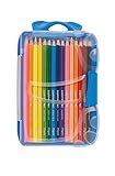 Maped M832035 - Buntstifte Color Peps Smart Box, 12 Stück mit 3 Fluo G