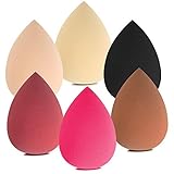 Lalasis Make-up-Schwämme, 6 Stück, mehrfarbig, Blender, Beauty-Schwämme für Grundierungen, Puder und Cremes, vegan, tierversuchsfrei und ohne Latex
