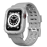YASPARK Armband Kompatibel mit Apple Watch 38mm 40mm 42mm 44mm, Sportarmband mit Schutzhülle ist passen für iWatch Serie SE/6/5/4/3/2/1