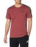 adidas Herren T-Shirt E 3S Tee, Legacy Red Mel/Black, L, GD5372